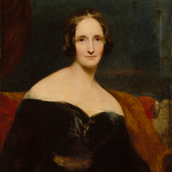 Mary Shelley by Richard Rothwell, oil on canvas. Courtesy of National Portrait Gallery. CC BY-NC-ND 3.0